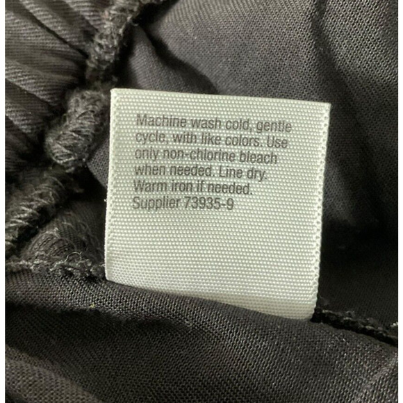 A.N.A. Women's Black Rayon Pants Size XXL Elastic Waist - Picture 9 of 12